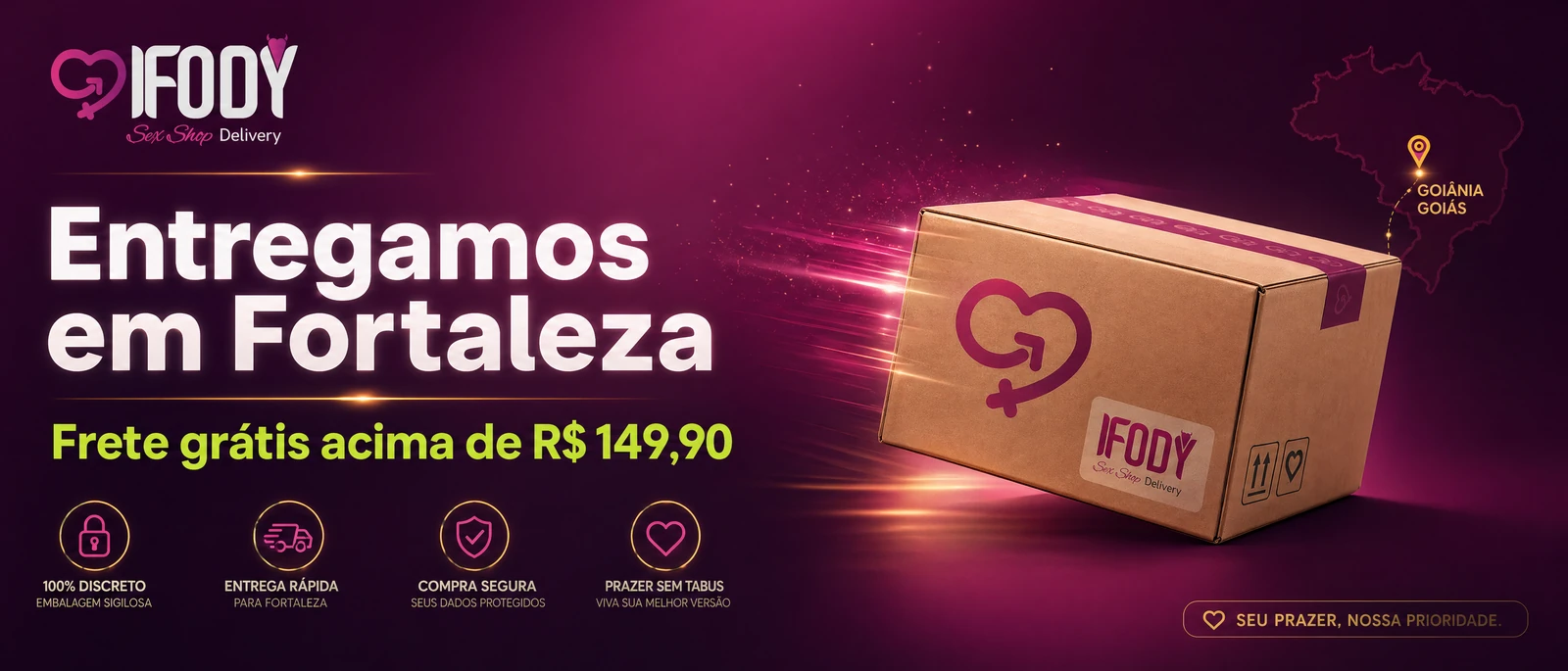 Frete grátis em Fortaleza/CE
