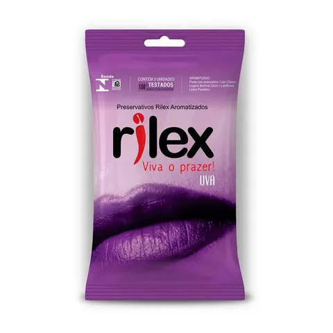 Preservativo com Aroma de Uva – Rilex