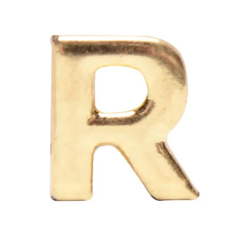Letra Metal para Calcinha Personalizável – Letra R