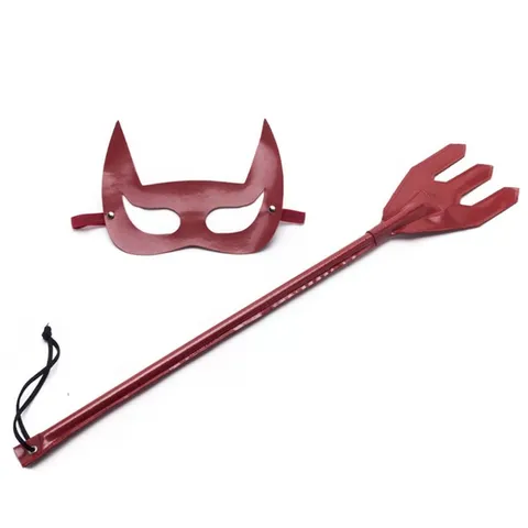 Kit Diabinha (Chibata Tridente e Máscara Diabinha)
