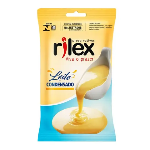 Preservativo Aromático Leite Condensado – Rilex
