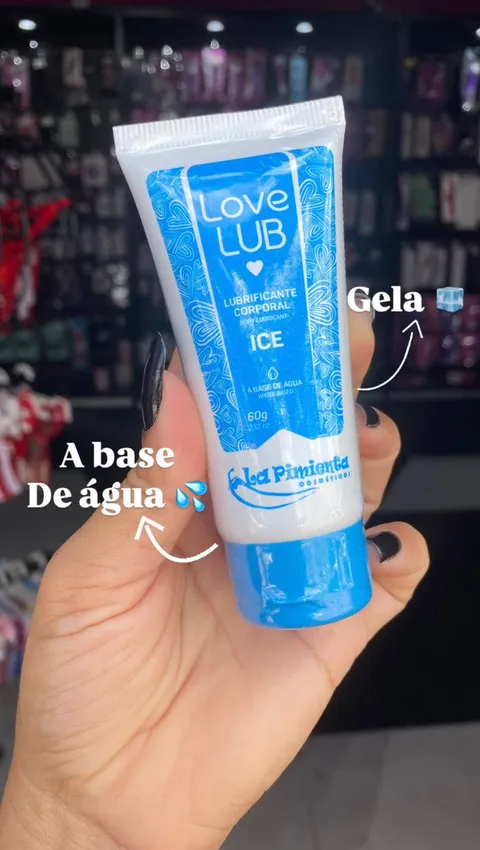 Lubrificante Love Lub (Esfria) Unissex 60 g – La Pimienta