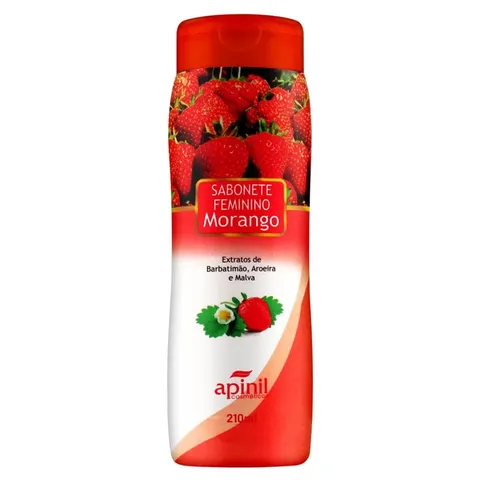 Sabonete Íntimo Aroma de Morango 210 ml