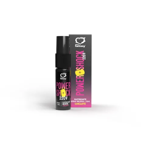 Vibrador Líquido Beijável Power Shock Spray 15 ml – Sexy Fantasy