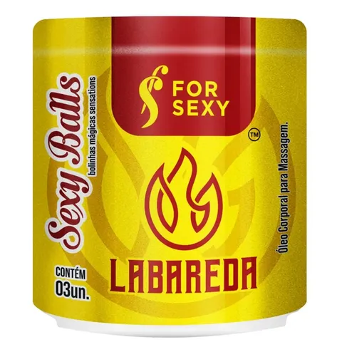 Bolinha Labareda ( Lubrifica, Esquenta ) 03 Unidades - For Sexy