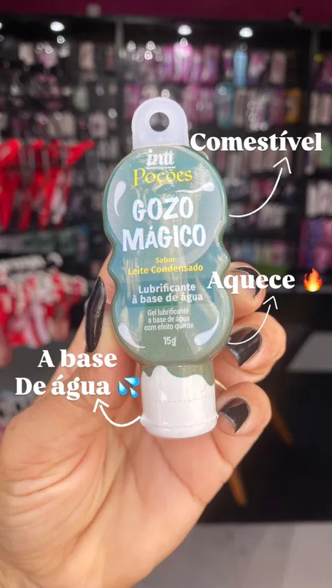 Gozo Mágico Lubrificante Beijável (esquenta) 15 g – Intt