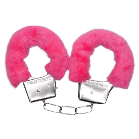 Algema de Metal com Pelúcia - Pink