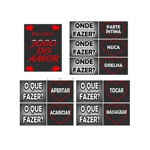 Baralho Jogo do Amor