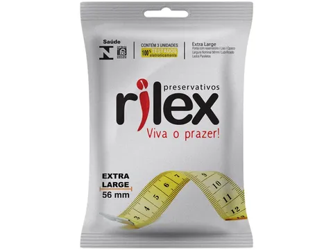 Preservativo Extra Large (56 MM DE diâmetro) – Rilex