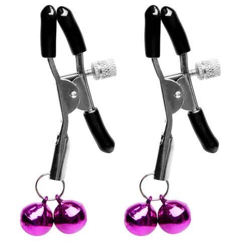 Grampos para Mamilos com Guizo – roxo