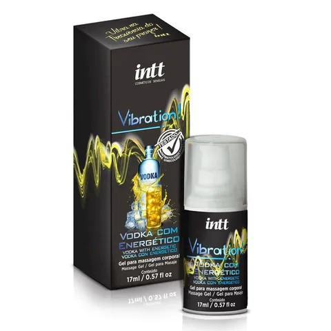 Vibration Gel Excitante que Vibra Sabor vodka COM energético 17 ml – Intt
