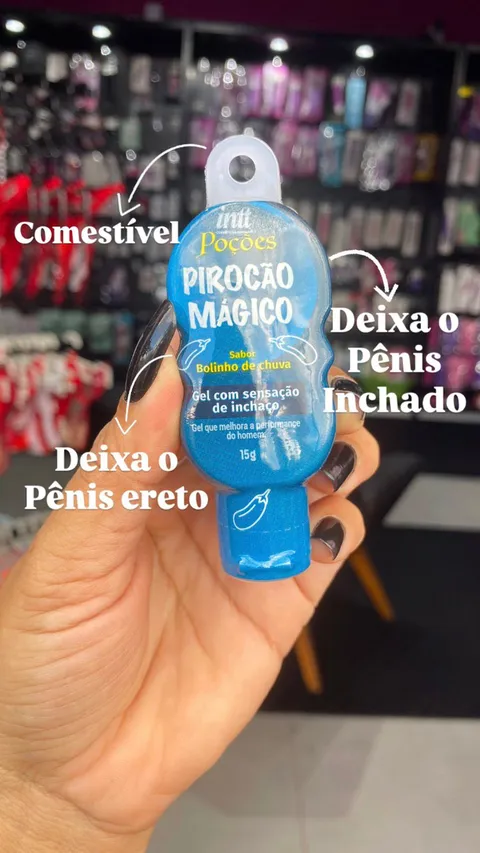 Pirocão Mágico Gel com Sensação de Inchaço 15 g Linha Poções – Intt