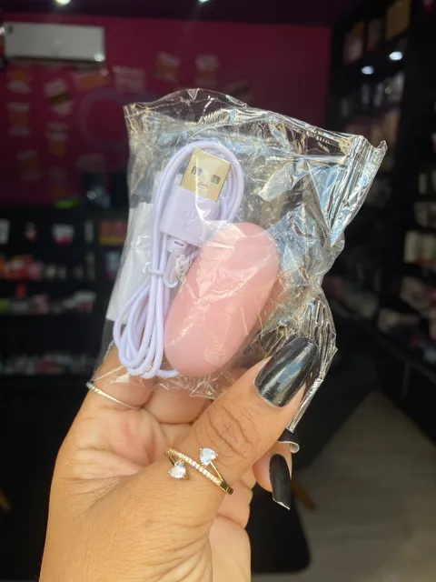 VibraUSB -Cápsula Vibratória Bullet USB- 1 vibração – rosa