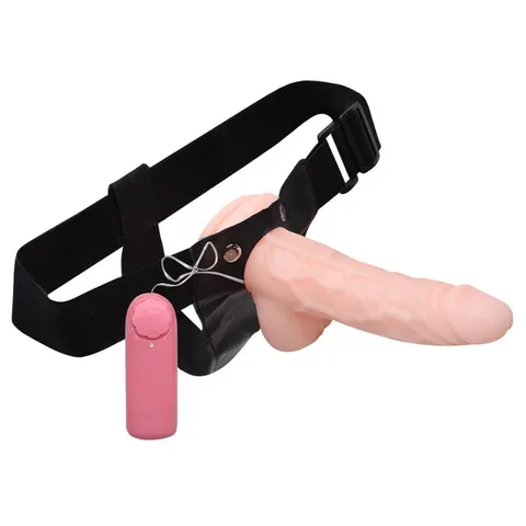 Capa Peniana 14 x 4 cm c/ Cinta Vibrador – bege