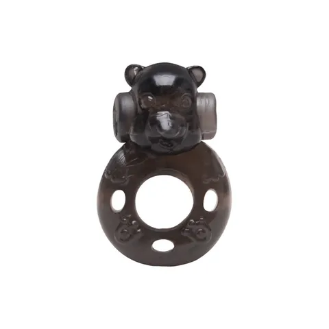 Anel Peniano com Vibro Ursinho – preto