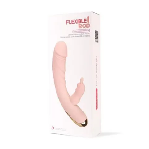 Vibrador ponto G e estimulador de clitóris 12 intensidades – recarregável