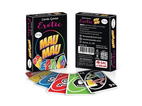 Mau Mau Jogo de Cartas Erótico Diversão ao Cubo