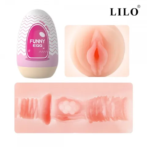 Funny Egg Masturbador Cyberskin (vagina) – Rosa