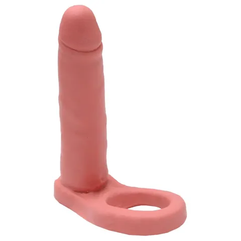 Anel Pênis de Borracha Maciça 11 x 2,5 cm – rosada