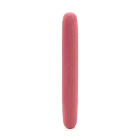 Vibrador ponta dupla revestido em silicone- 10 intensidades – recarregável