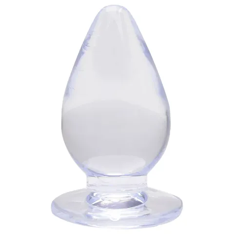 Plug Feito em Jelly com Ventosa Lovetoy 11,5 x 9,5 cm – transparente