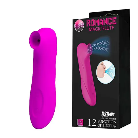 Estimulador de Clitóris Vibração e Sucção - Romance - Pretty Love – roxo