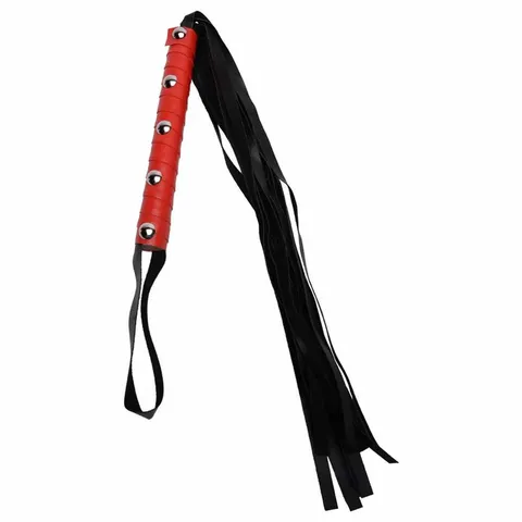 Chicote Luxo Bondage 59 cm – vermelho