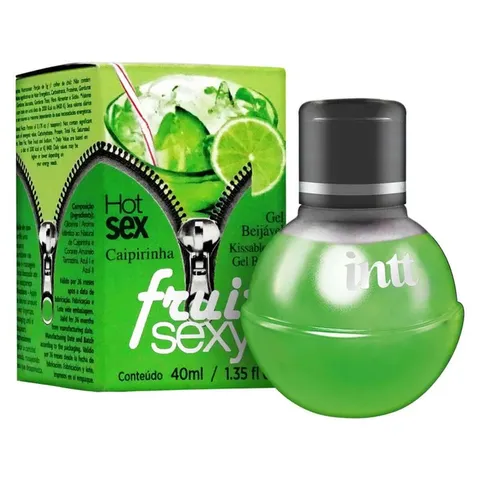 Fruit Sexy Gel Beijável Sabor Caipirinha 40 ml – Intt