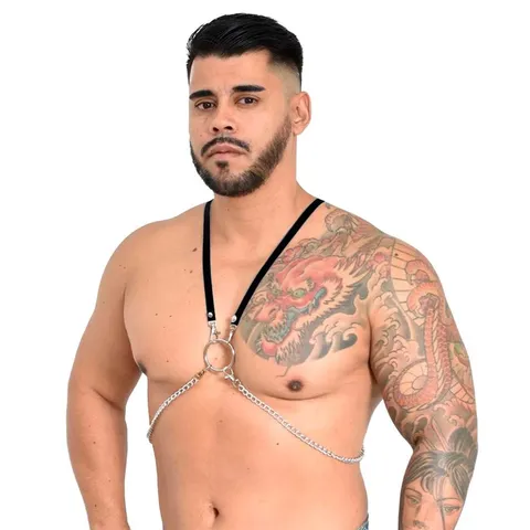 Arreio Harness Sensual Anthony Êxtase – preto
