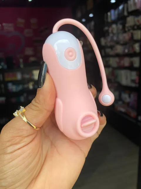 Cápsula vibratória em formato de cachorro 10 intensidades – Recarregável