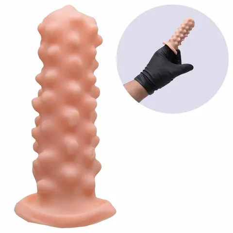 Capa de Dedo Estimuladora – bege