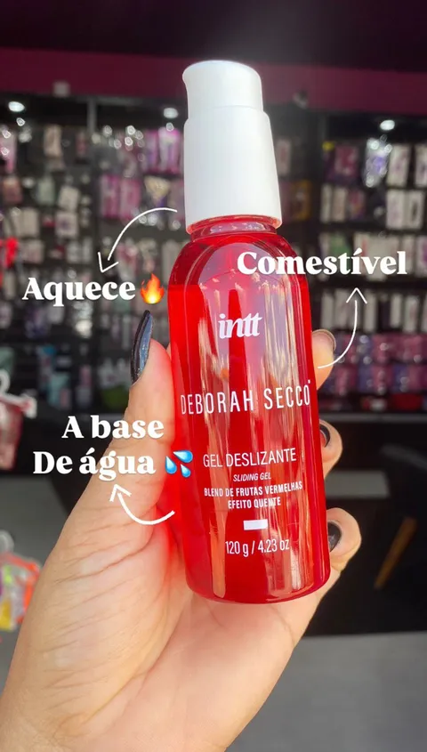 Gel lubrificante íntimo Deborah Secco - 120 g – Intt
