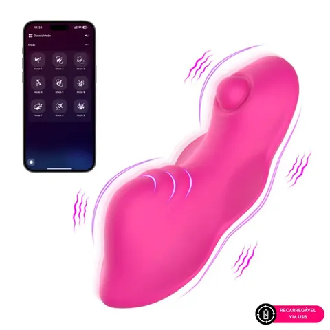 Vibrador de calcinha por aplicativo de celular – Ref. 101492