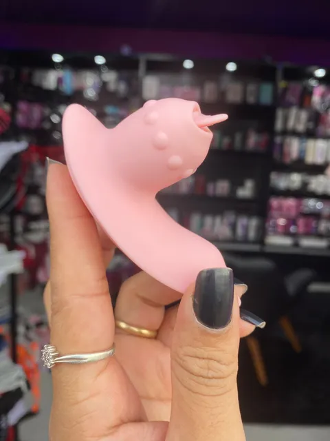 Vibrador de Calcinha com lingua 09 intensidades – recarregável