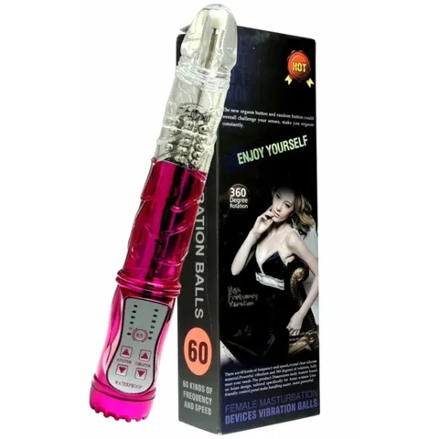 Vibrador Veias Rotativo 6 intensidades pilha - rosa (37)