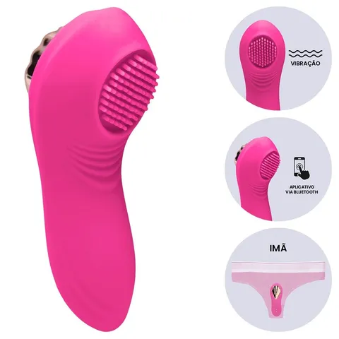 Vibrador de calcinha por aplicativo de celular 9 intendidades – recarregável – Ref. 104761