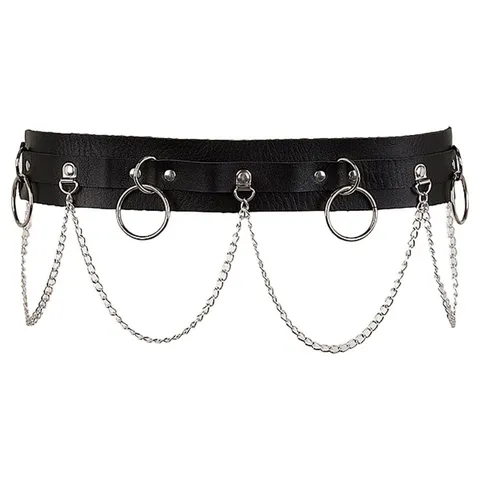 Harness Cinto Detalhes em Correntes