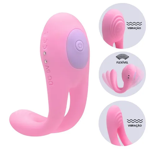 Anel Peniano 7 Vibrações Candy Controle sem fio – recarregável