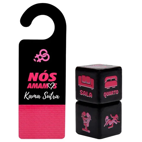 Aviso de Porta Kama Sutra Lésbica Diversão ao Cubo
