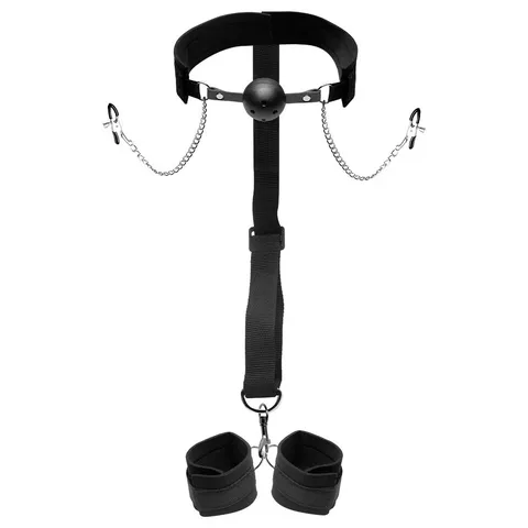 Kit Fetiche Mordaça Prende Mamilos – Ref. 107509