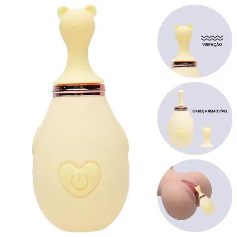 Vibrador Clitóris com 6 intensidades – recarregável
