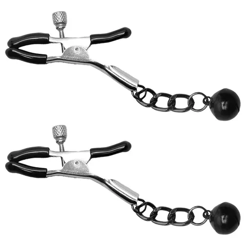 Grampos para Seios Bolas pretas