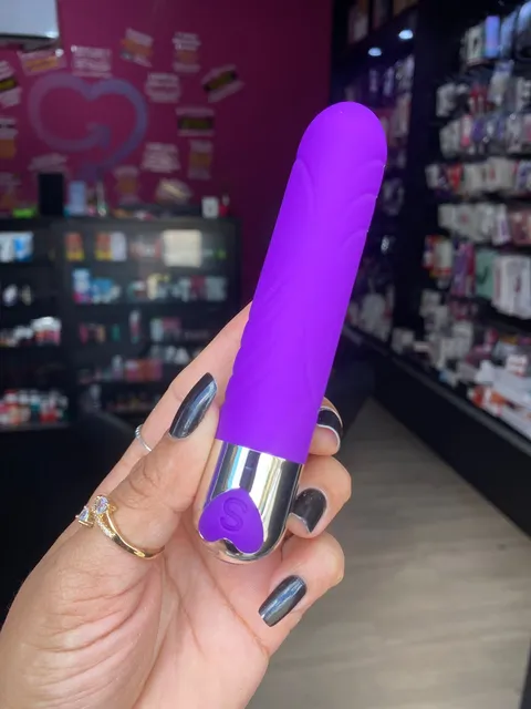 Vibrador personal com textura 12 intensidades – recarregável – Ref. 109939