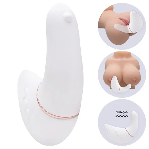 Vibrador Pontas Duplas 10 intensidades – recarregável
