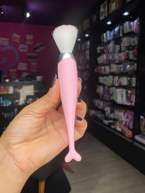 Vibrador Formato Pincel 3 intensidades – recarregável
