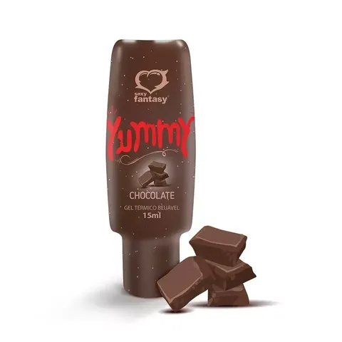 Gel Comestível Yummy chocolate 15 ml – Sexy Fantasy