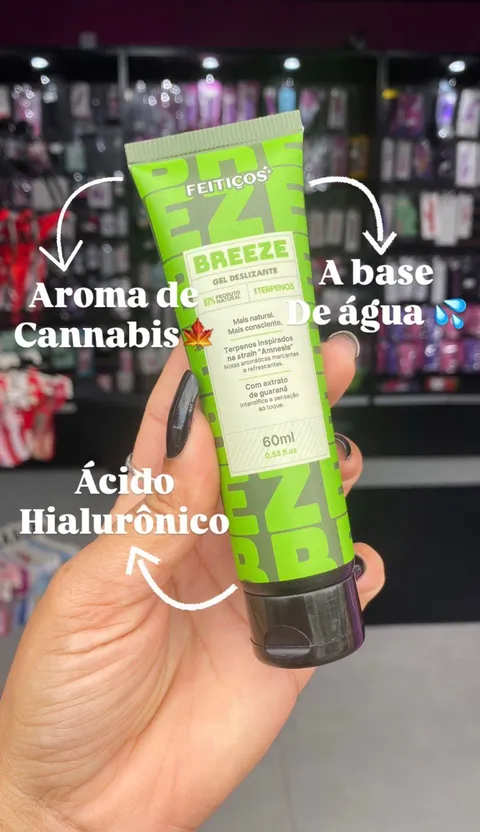 Breeze Gel Deslizante com Terpenos 60 ml Feitiços