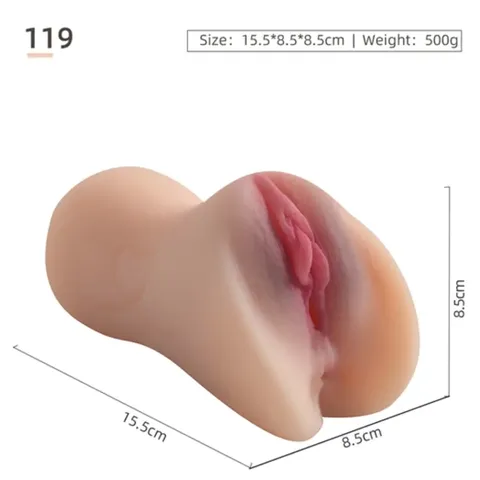 Masturbador masculino com textura interna realística