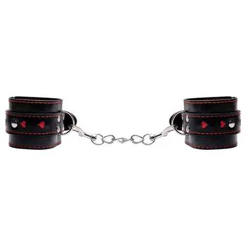 Algema Corrente e Fivelas em Couro Luxo Heart
