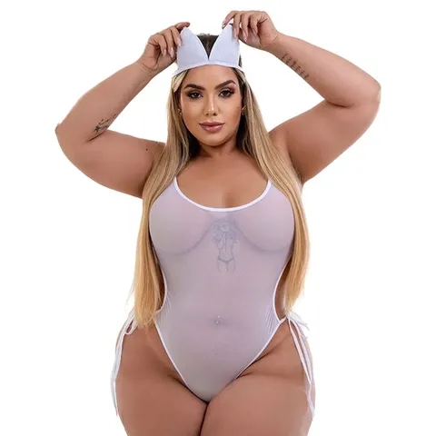Fantasia Sensual Coelha Plus